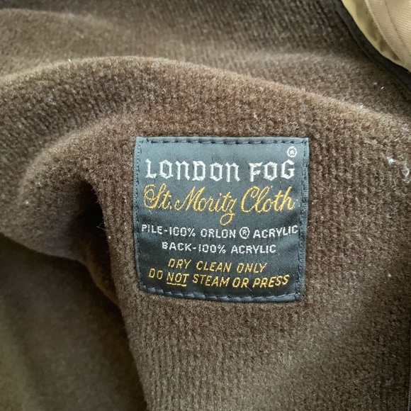 High quality London fog tan trench coat w/ belt 14 - Picture 2 of 4